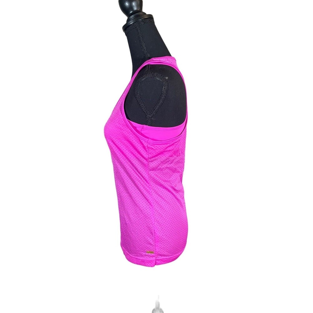 Fila Sport Tank Top Women's Size XS Pink Built-in Bra Polyester Stretch Pullover - Picture 2 of 11